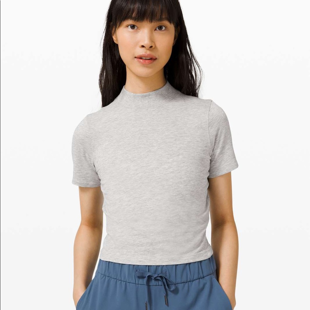 kitsilano mock neck tee lululemon
